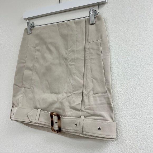 NWT Khaki Nonchalant Label Belted Women's Mini Skirt Sz XS S M L - Picture 4 of 7